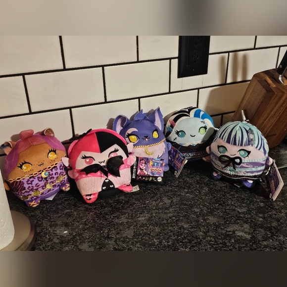 Monster High Draculaura Cuutopia Plush Squishy Twyla Clawdeen Frankie Lot Mattel